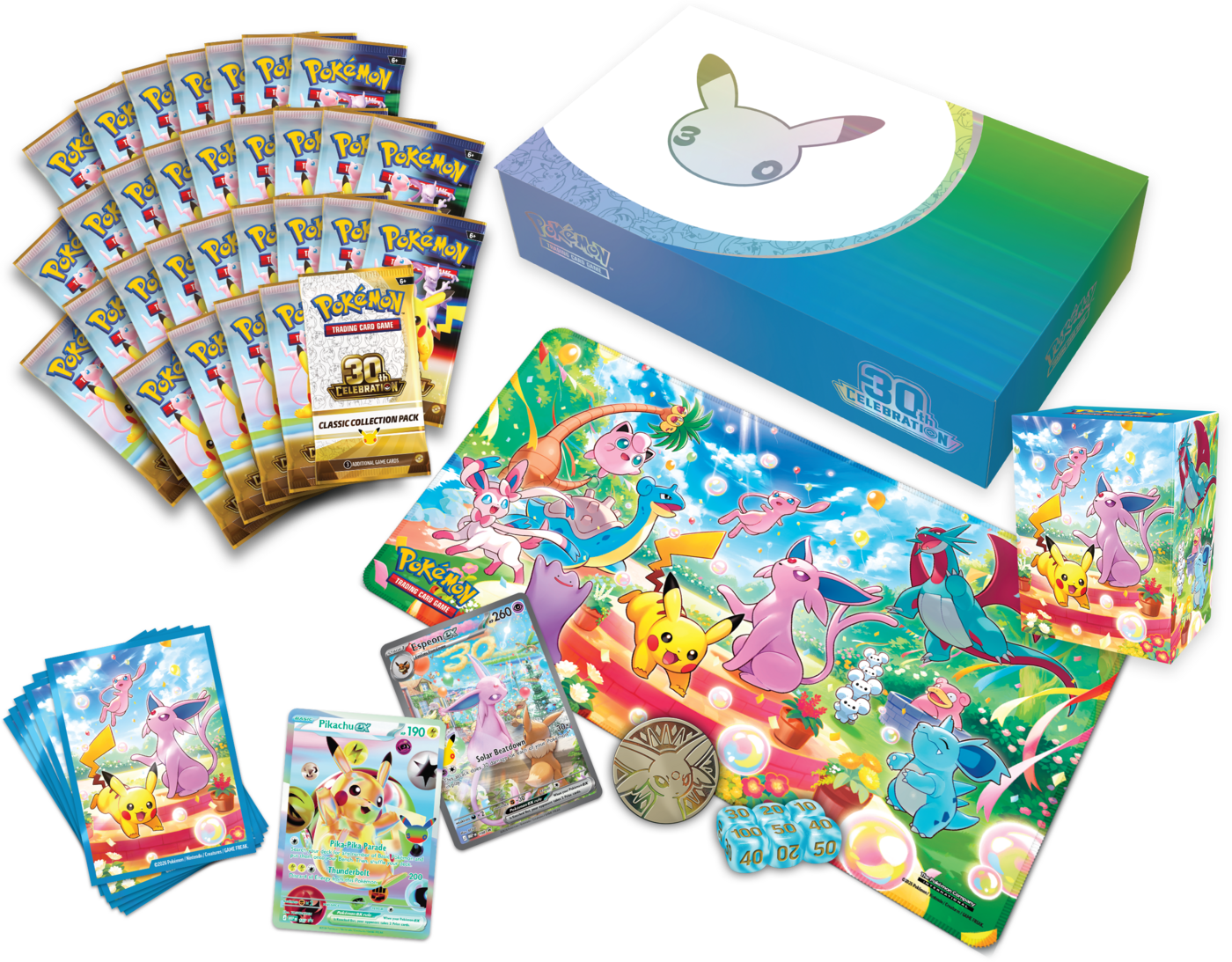 Pokémon TCG: 30th Celebration - Ultra-Premium Collection - Day (Espeon ex) - obrazek 15